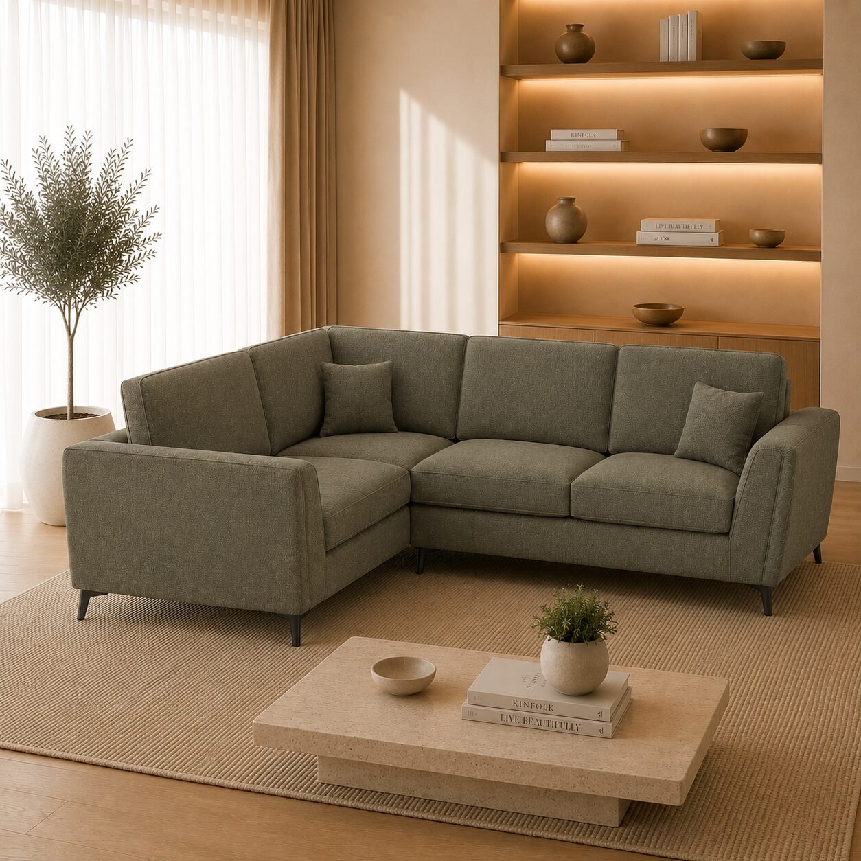 Ascot Highback Double Corner Sofa - Image 4