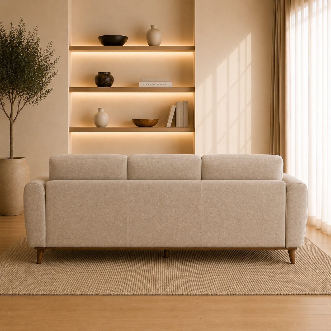 Milan 3 Seater Sofa - Image 3