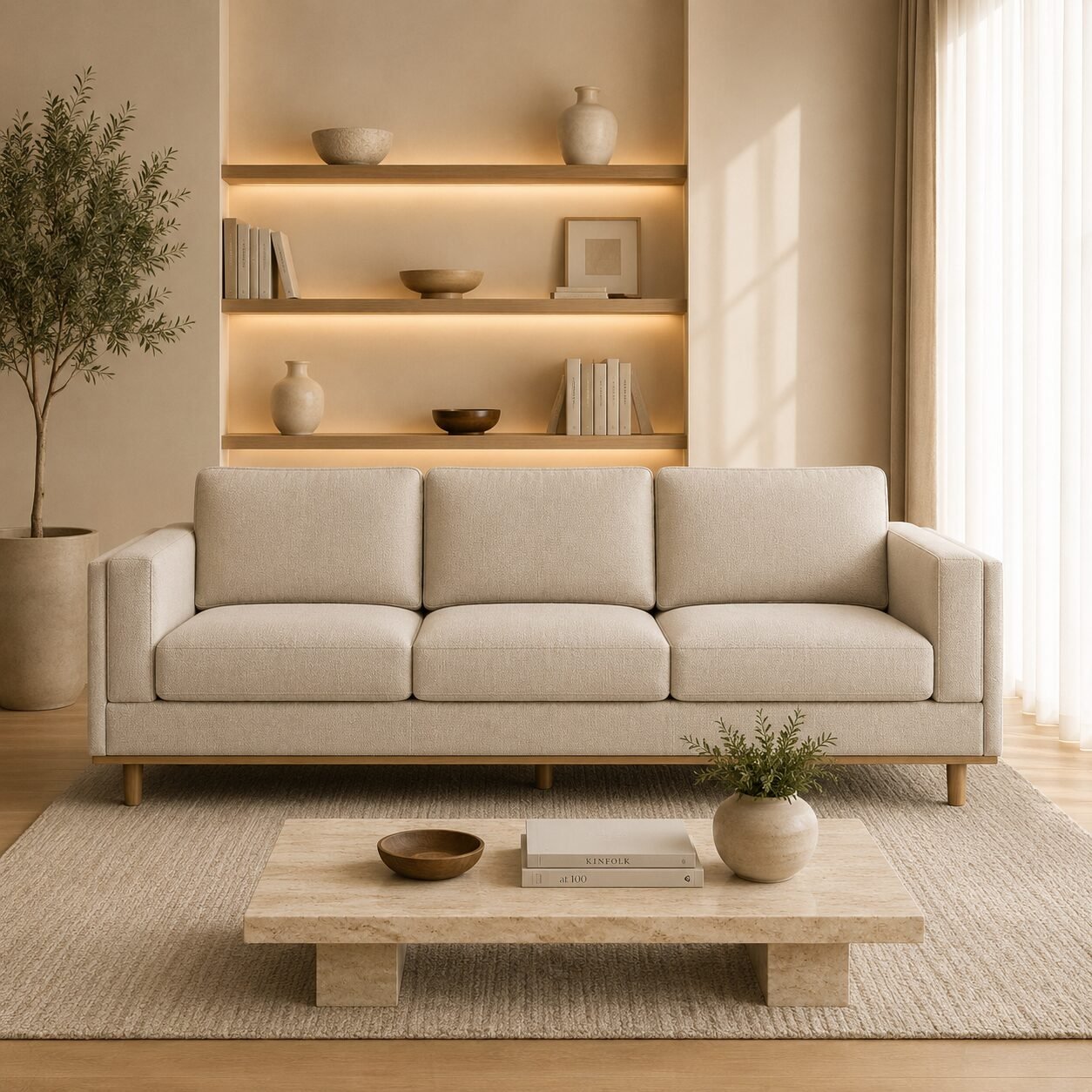 Seville 3 Seater Sofa - Image 3
