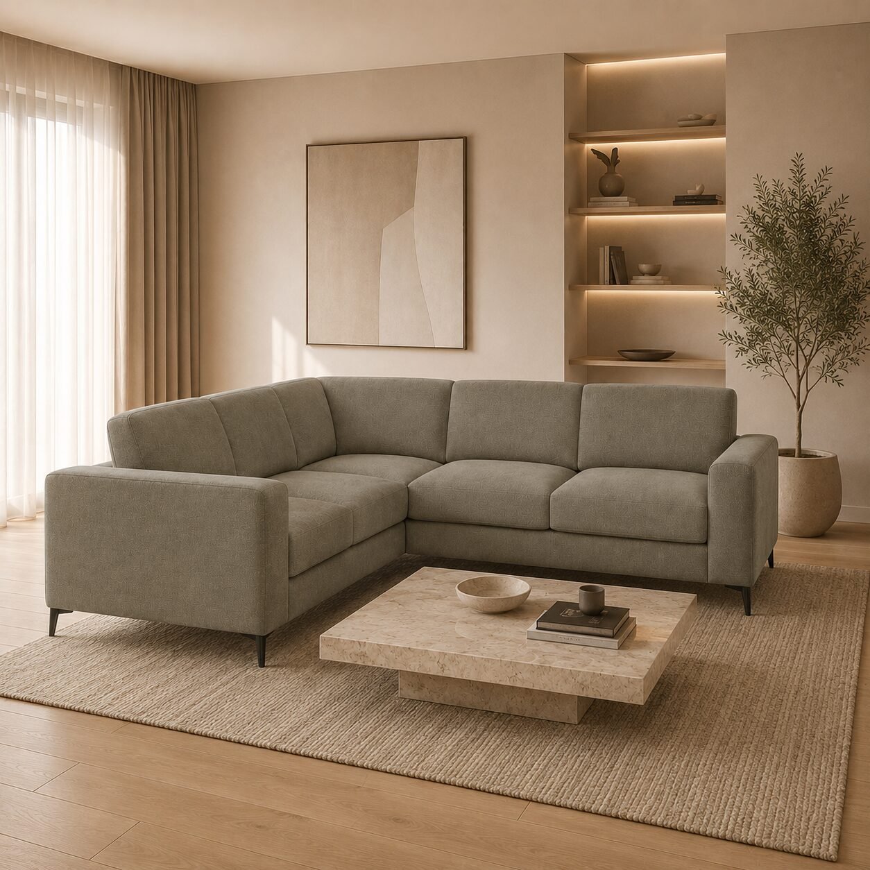 Henley Highback Double Corner Sofa - Image 3