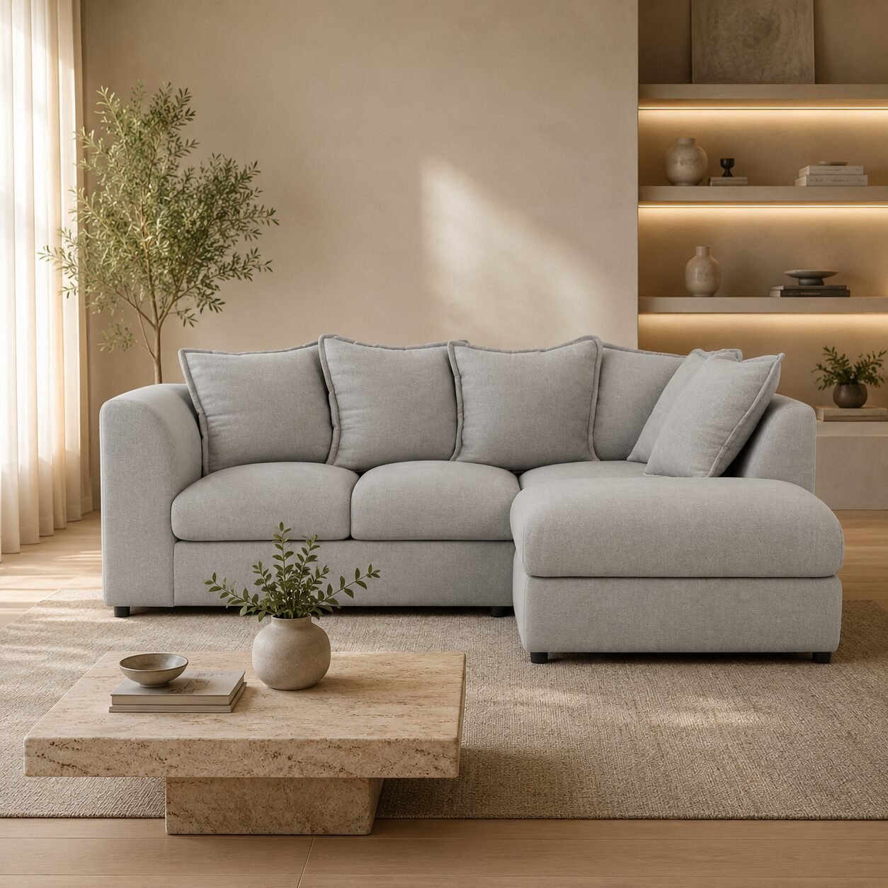 Clea Left Corner Sofa - Image 3