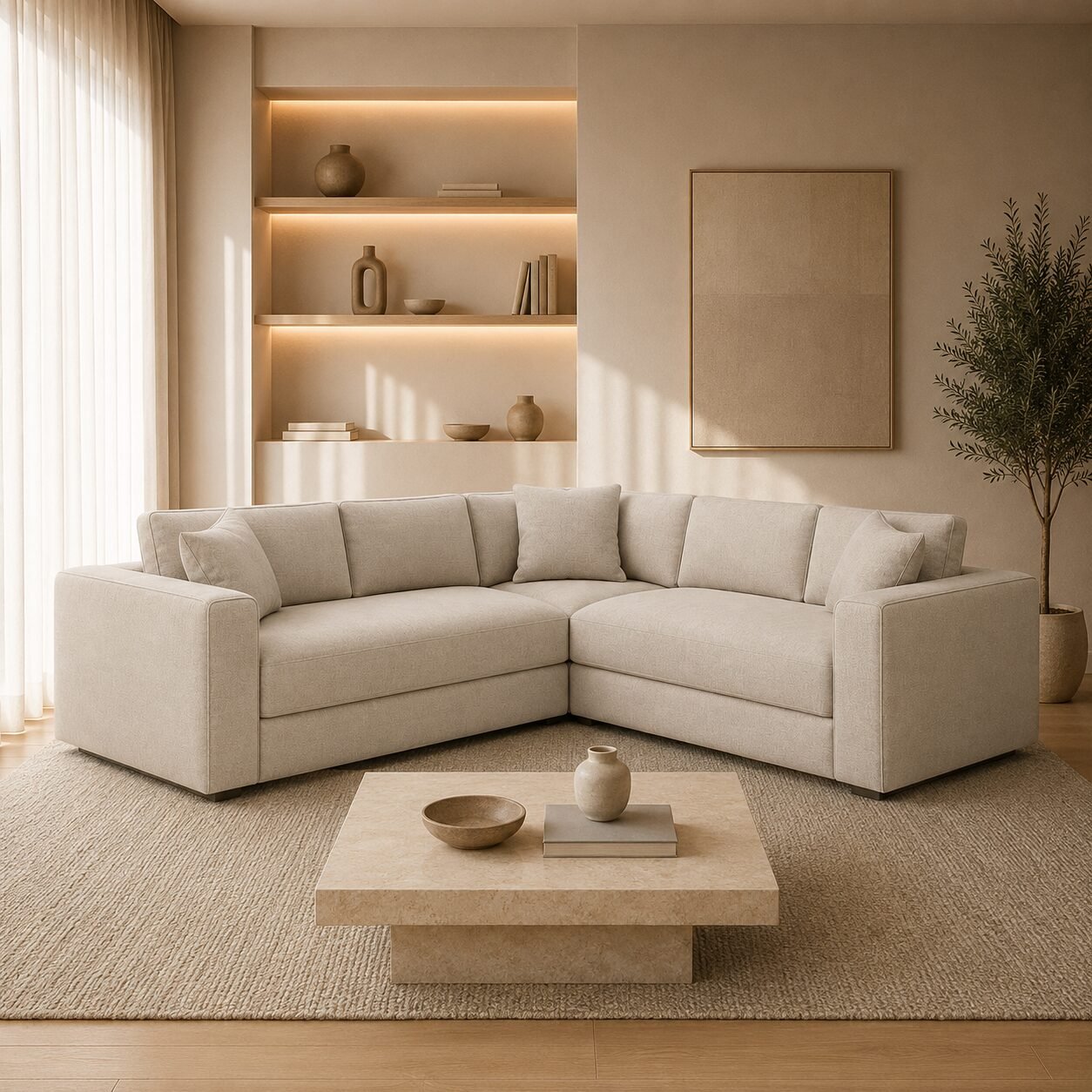 Niko Double Corner Sofa - Image 4