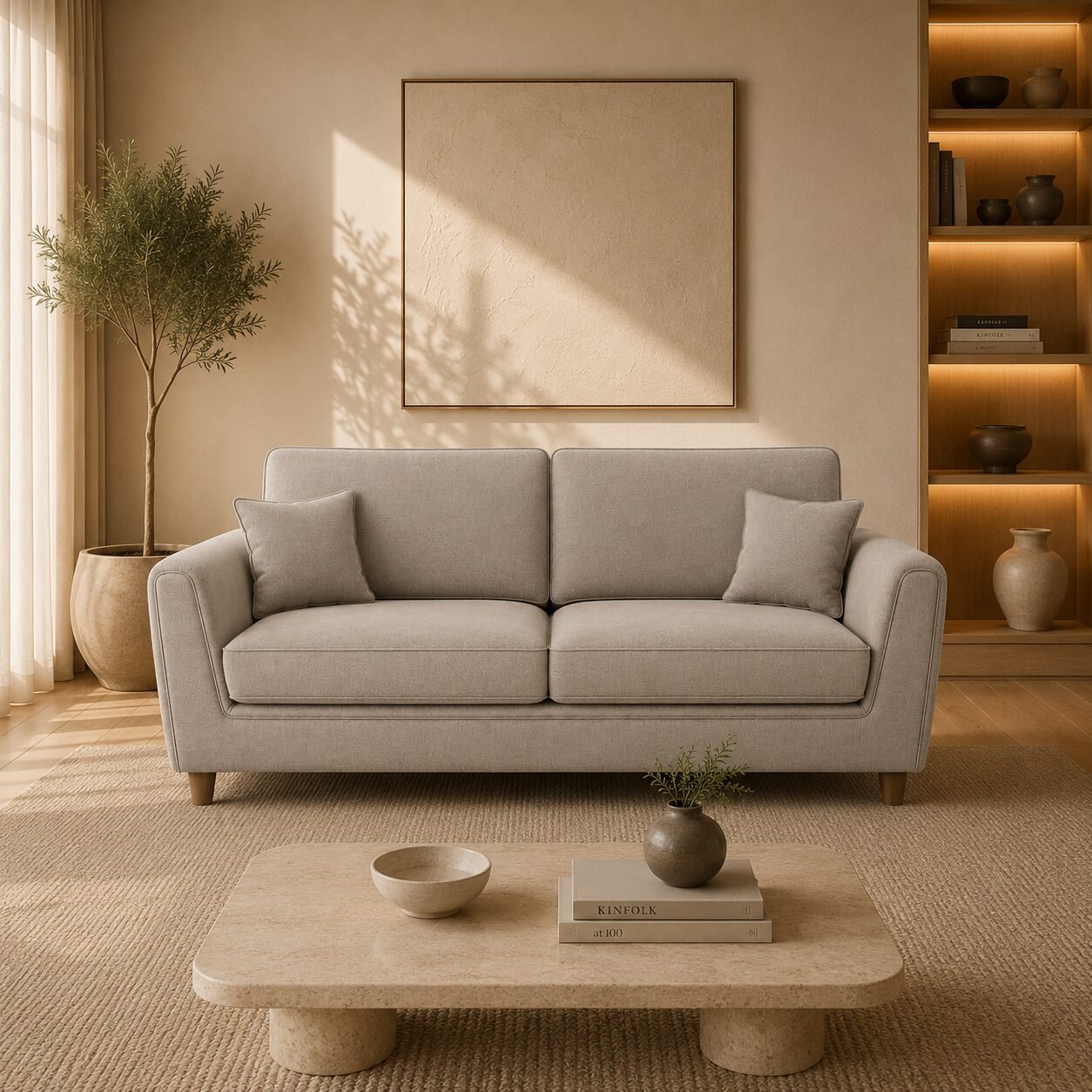 Ascot Highback 3 Seater Sofa - Image 3
