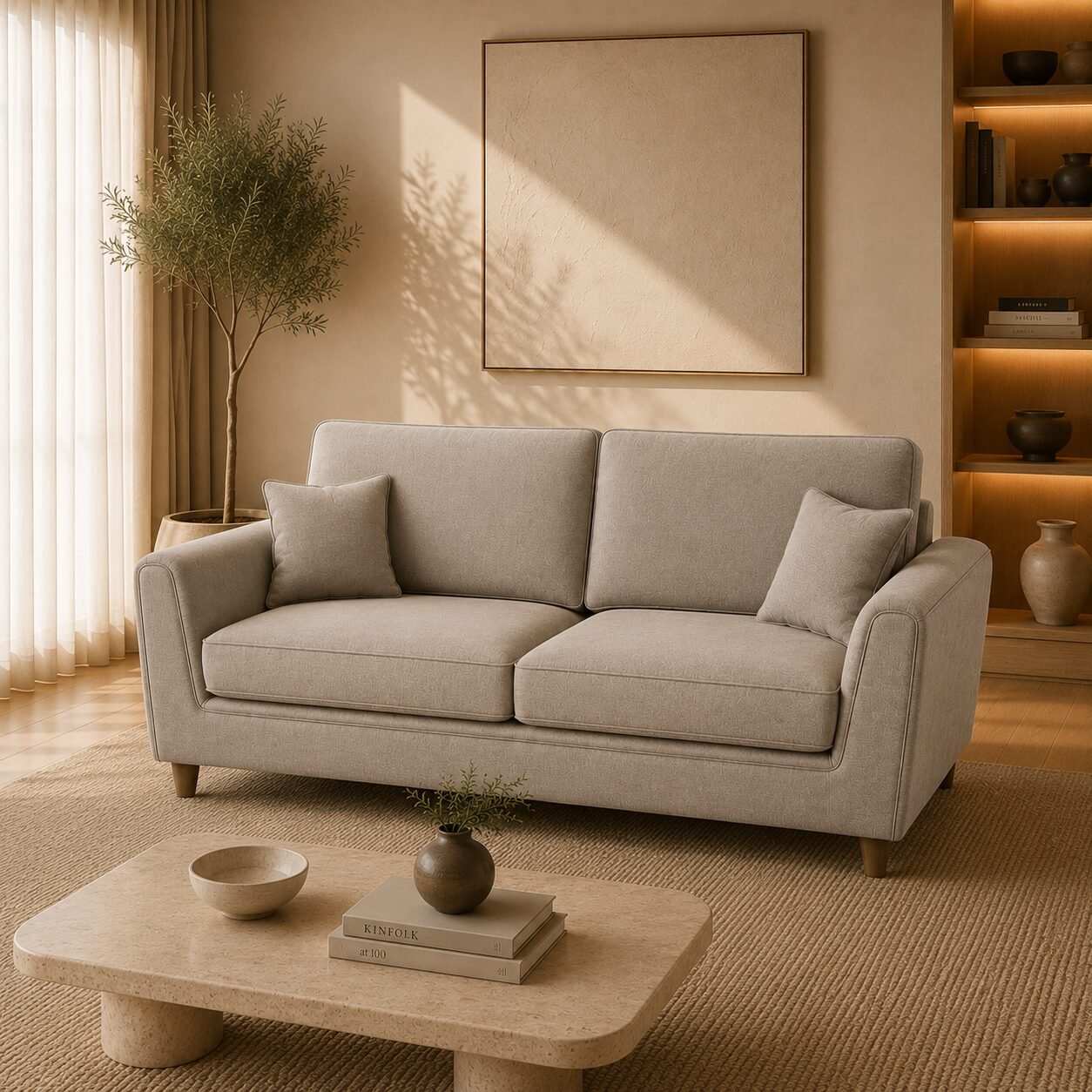 Ascot Highback 3 Seater Sofa - Image 2