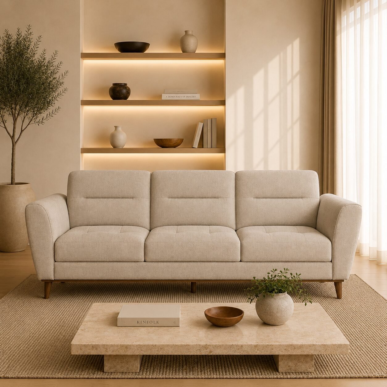 Milan 3 Seater Sofa - Image 4