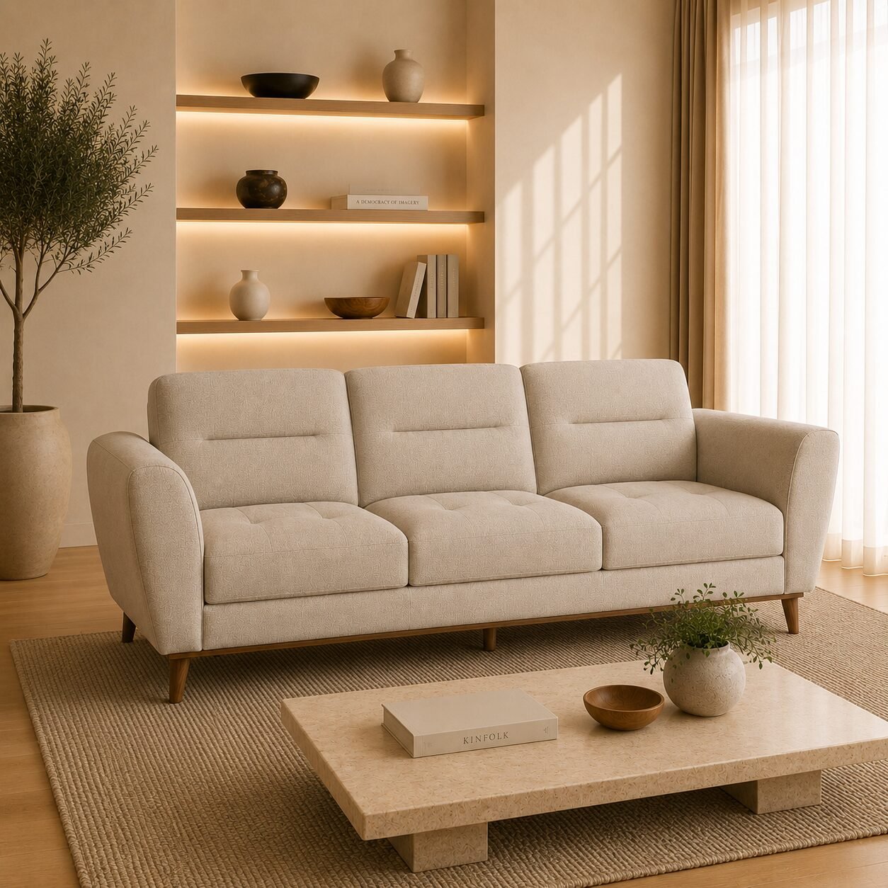 Milan 3 Seater Sofa - Image 2