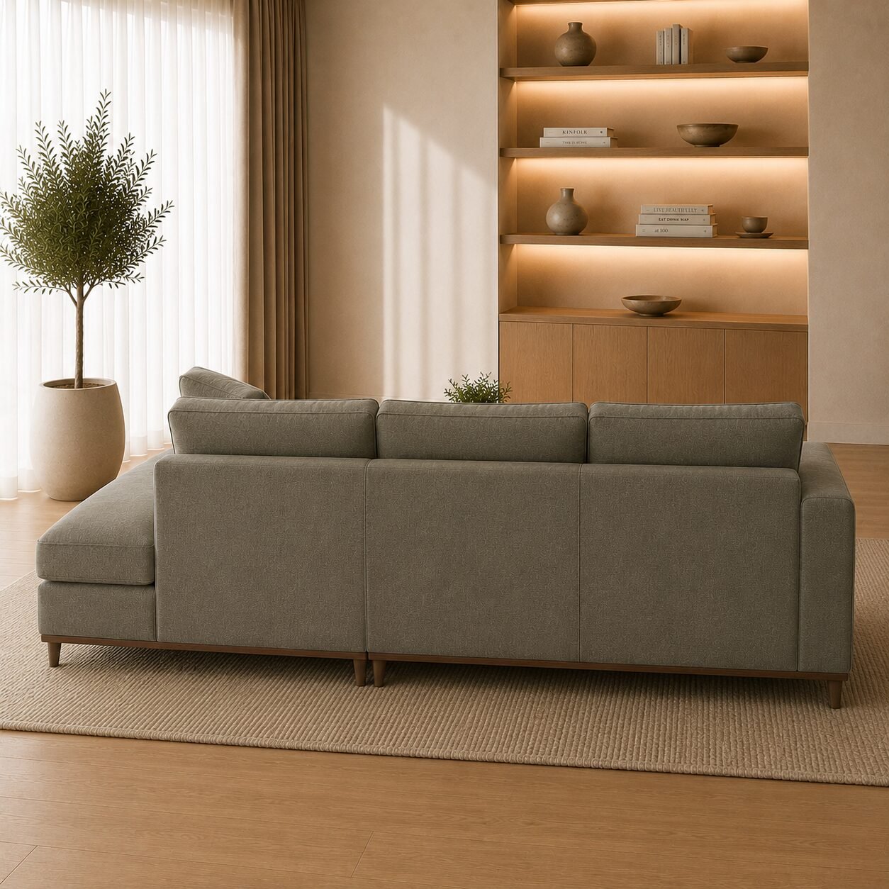Tate Left Corner Footstool End Sofa - Image 3