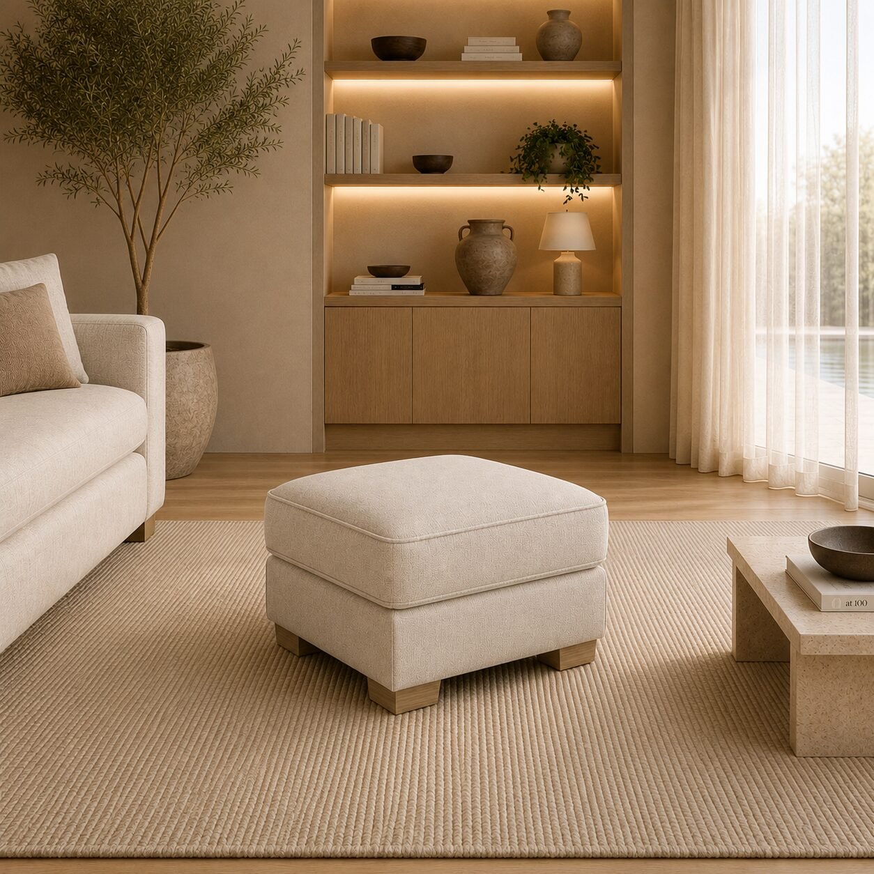 Bloomsbury Small Footstool - Image 2