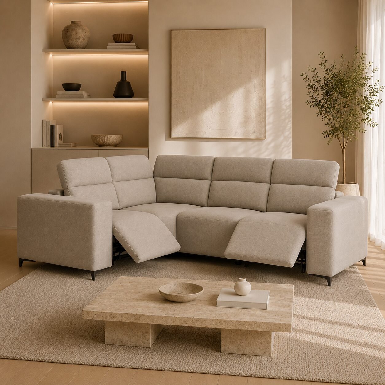 Juno Left Corner & Console Motion Sofa - Image 2