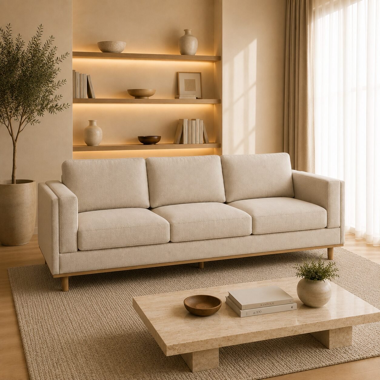 Seville 3 Seater Sofa - Image 4