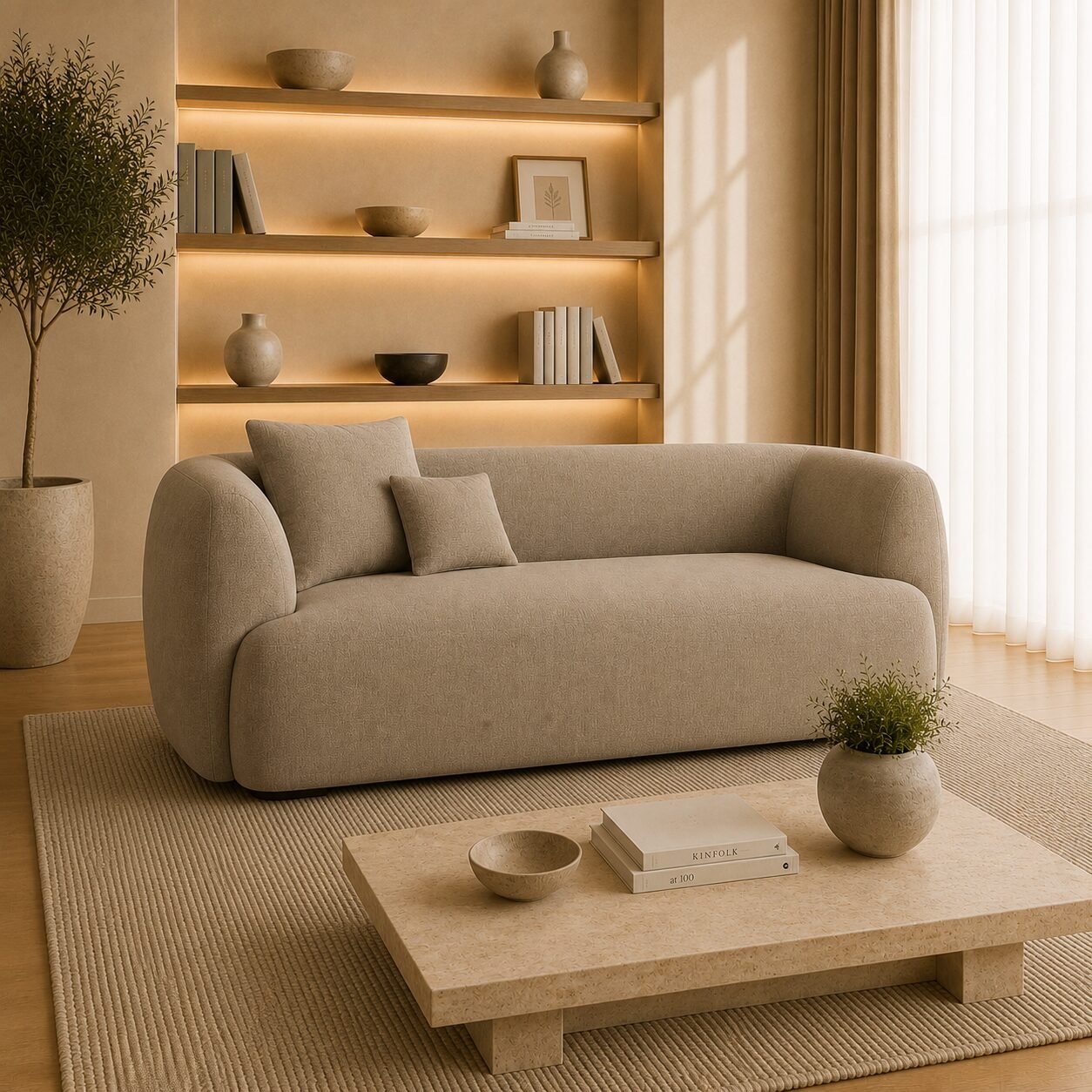 Hoxton 3 Seater Sofa - Image 3
