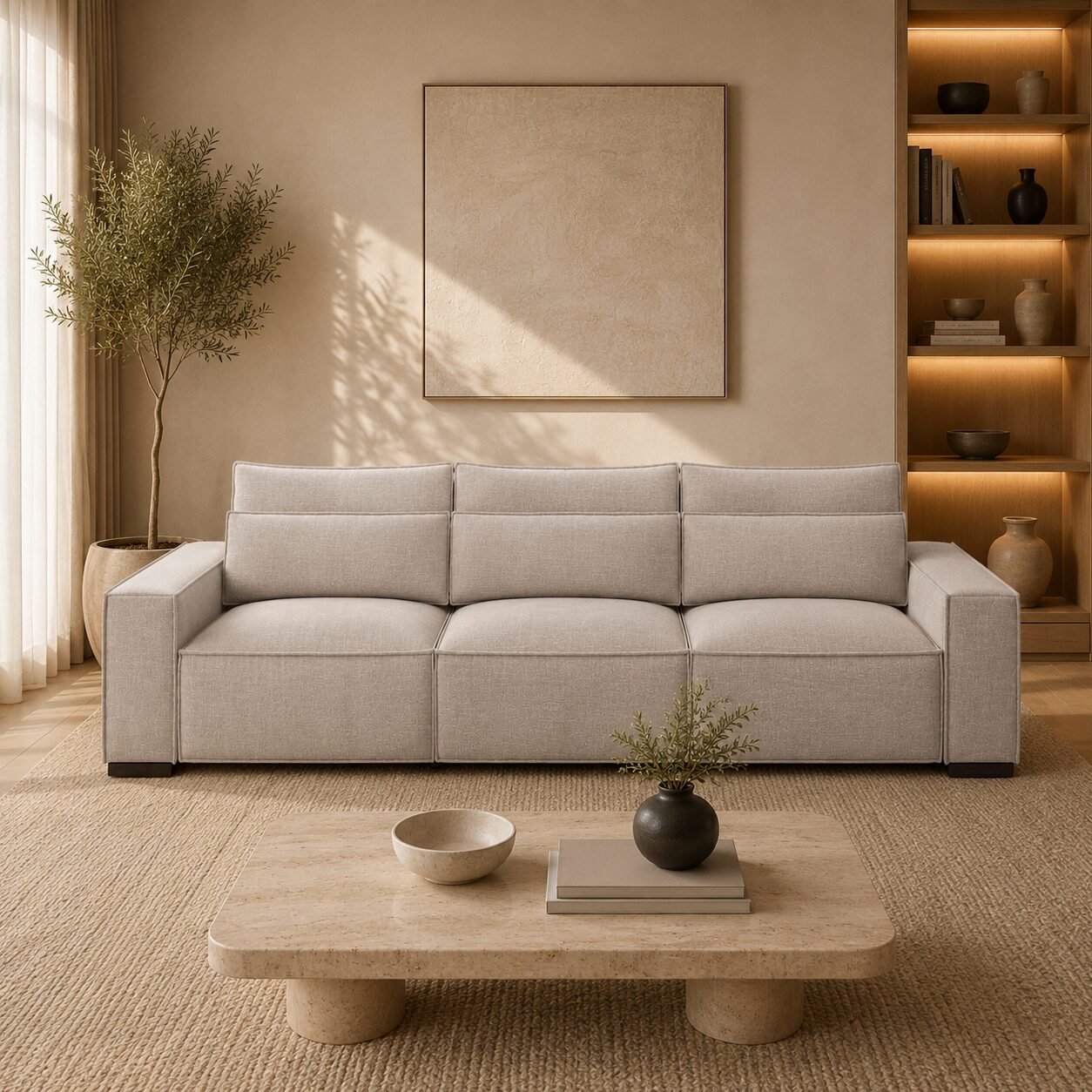 Broadgate 3 Seater Sofa - Image 4