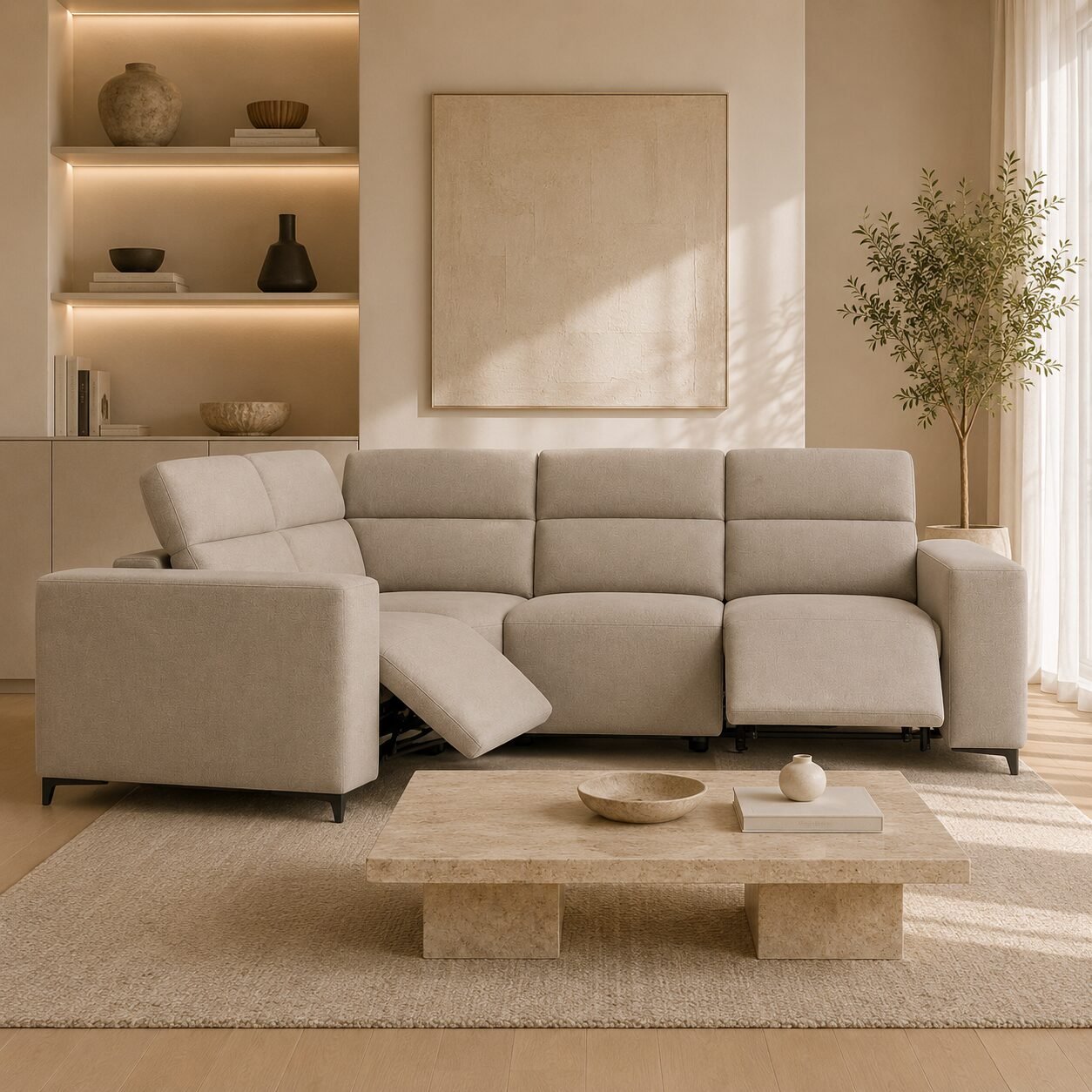 Juno Left Corner & Console Motion Sofa - Image 3