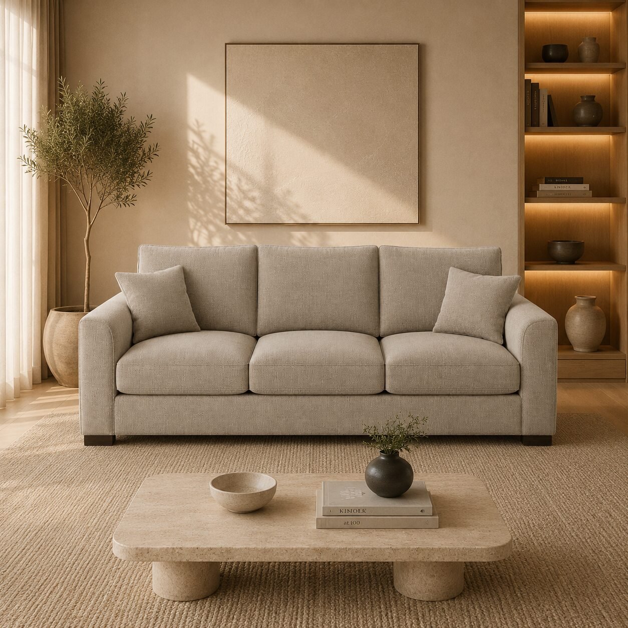 Henley Highback 3 Seater Sofa - Image 3