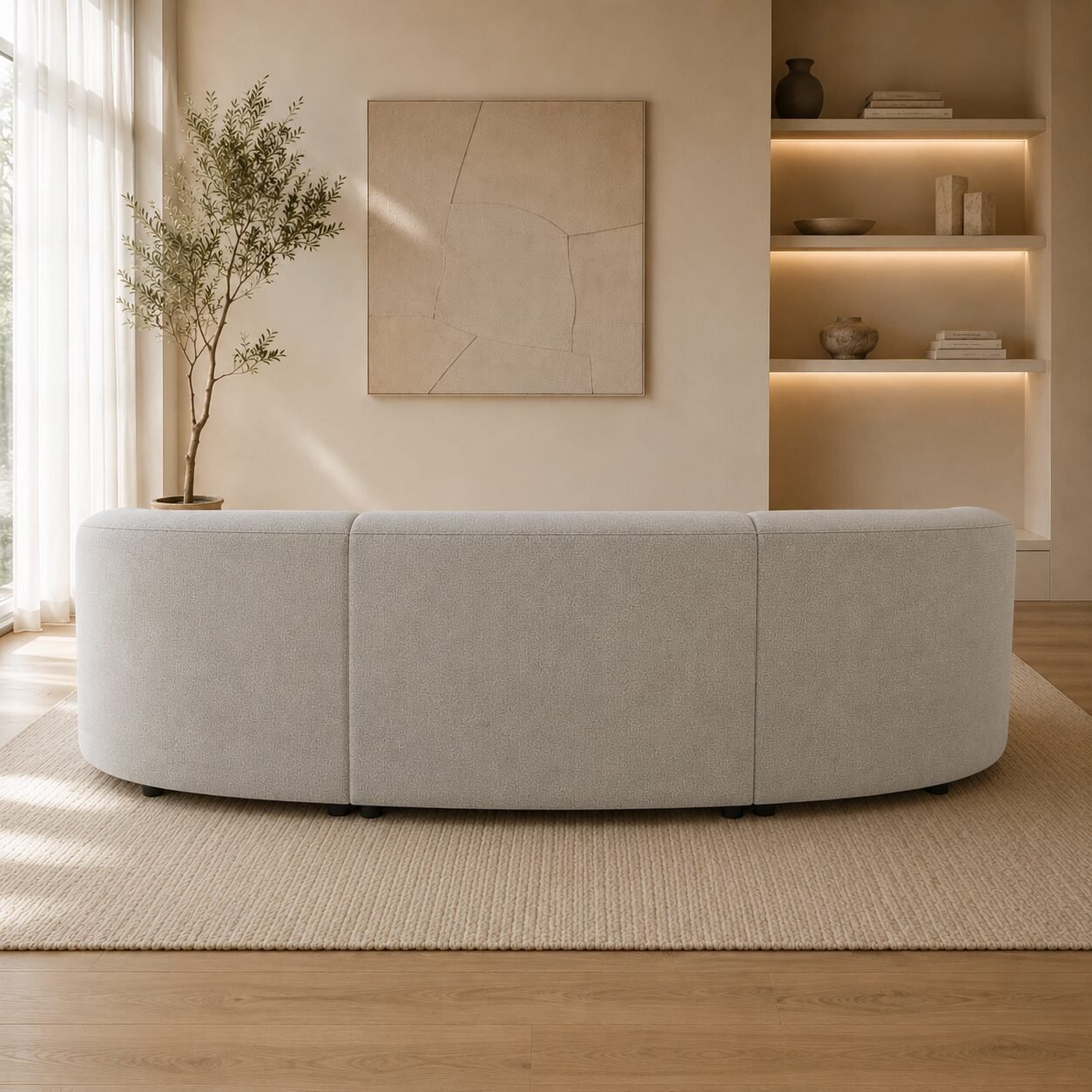 Nobu Curved 5 Seater Sofa - Image 4