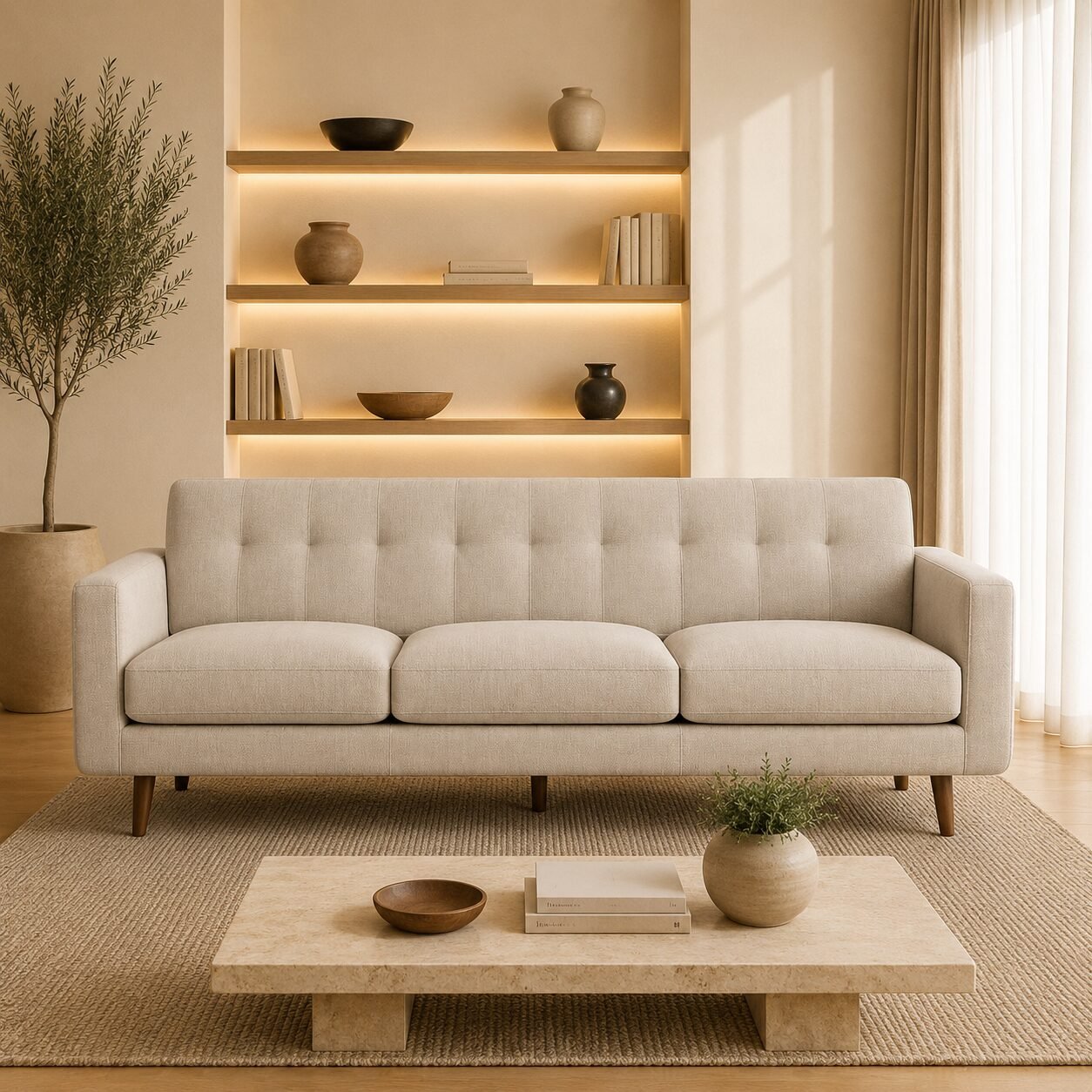 Oslo 3 Seater Sofa - Image 4